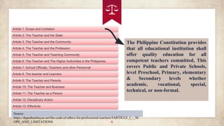 Legal Foundations of Education in the Philippines | PDF