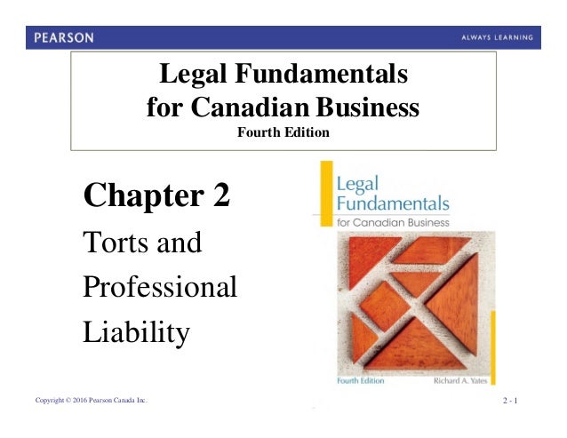 Legal fundamentals for canadian business canadian 4th edition yates s…