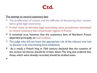 legal history and customary law ppt.pptx