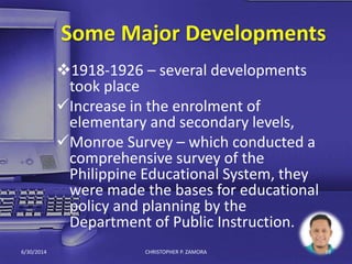 Legal History of Philippine Education | PPTX