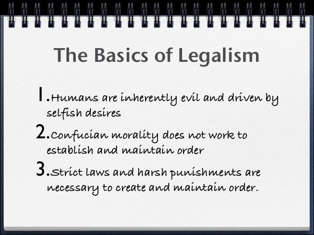 What Is The Origin Of Legalism? – ELRHOV