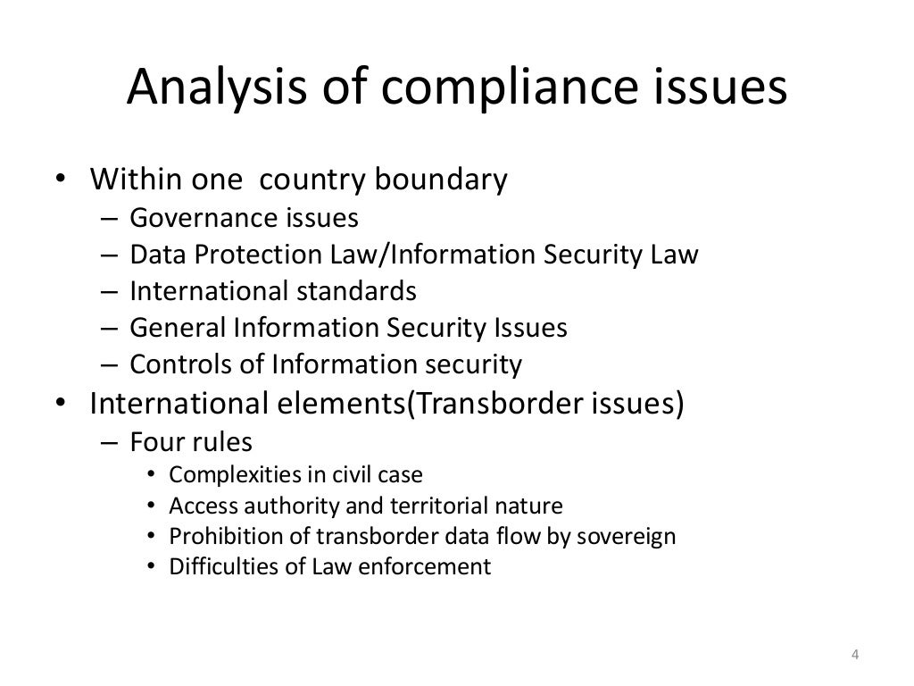 Cloud Computing Legal Issues