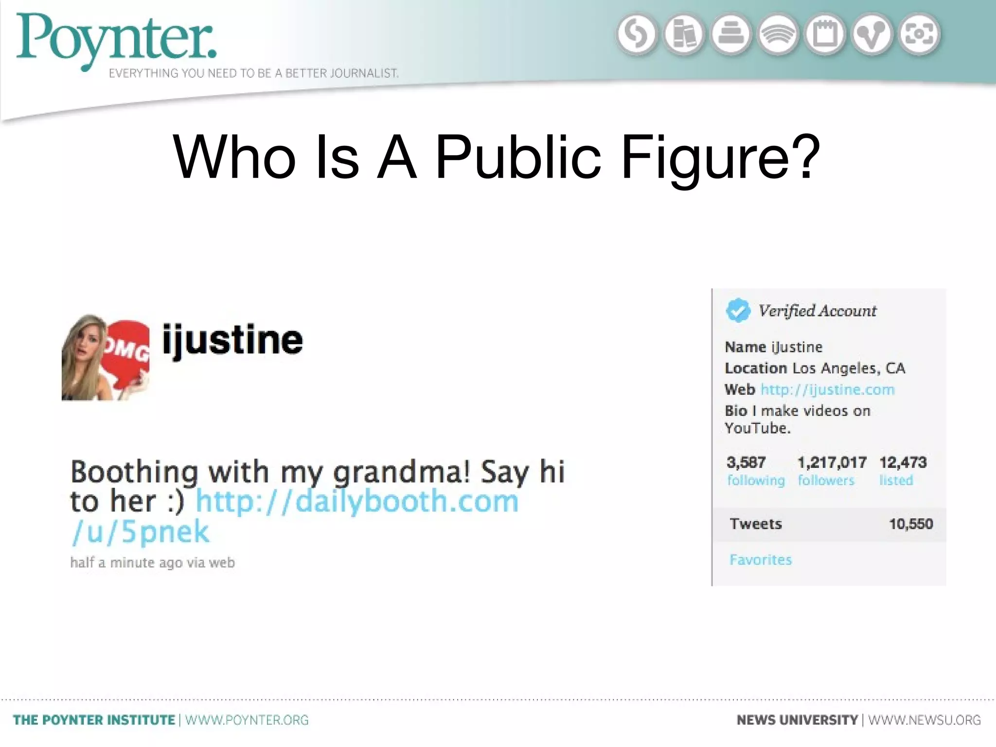 Who Is A Public Figure?
 