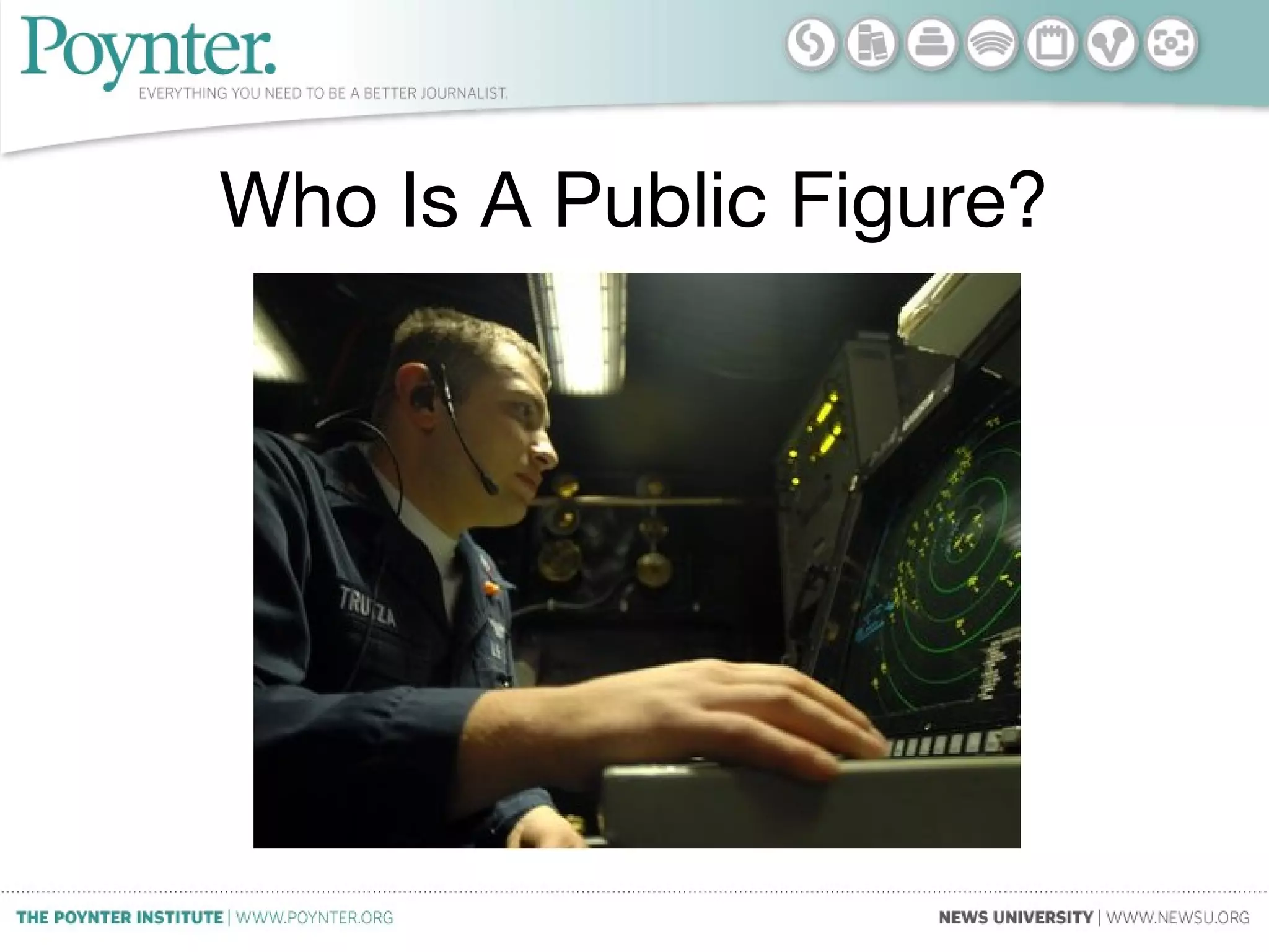 Who Is A Public Figure?
 