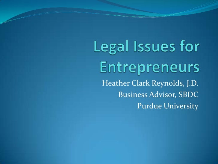 legal-issues-for-entrepreneurs