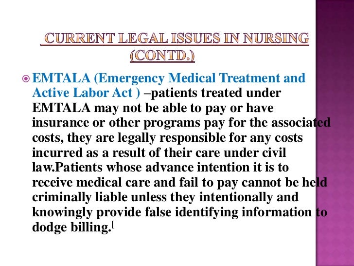 Legal issues in nursing ppt