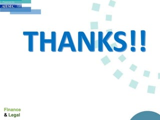 AIESEC Academy | Legality