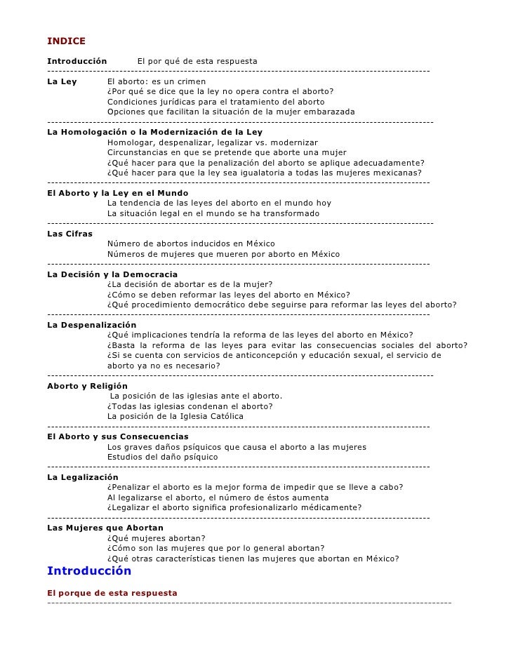 legalizacion del aborto essay Articulo de opinión sobre el aborto - free download as word doc (doc), pdf file (pdf), text file (txt) or read online for free. legalizacion del aborto essay Articulo de opinión sobre el aborto - free download as word doc (doc), pdf file (pdf), text file (txt) or read online for free.