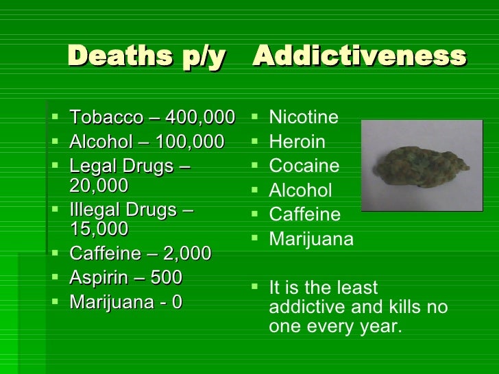 Legalize illeagal drugs