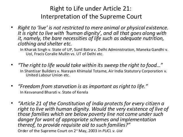 RIGHT TO LIFE IN INDIA EBOOK RIGHT TO LIFE IN INDIA EBOOK