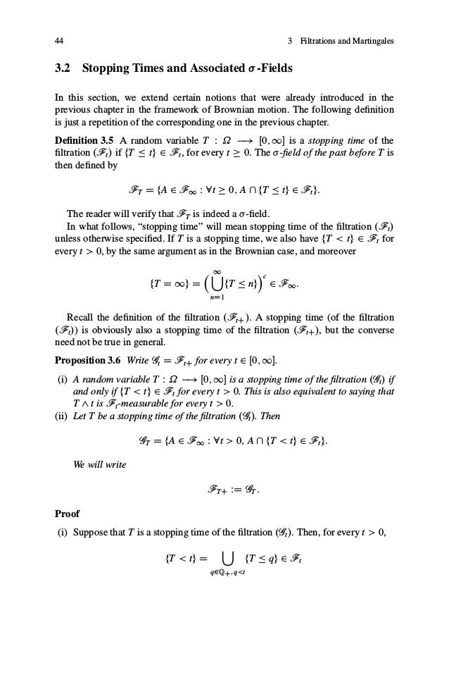 Brownian Motion And Martingales