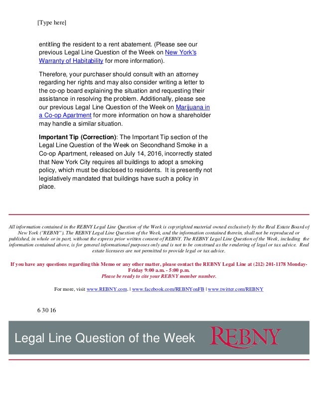 Legal line question of the week rebny - 웹