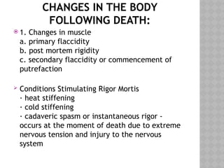 Legal Medicine Notes for Forensic Medicines | PPTX