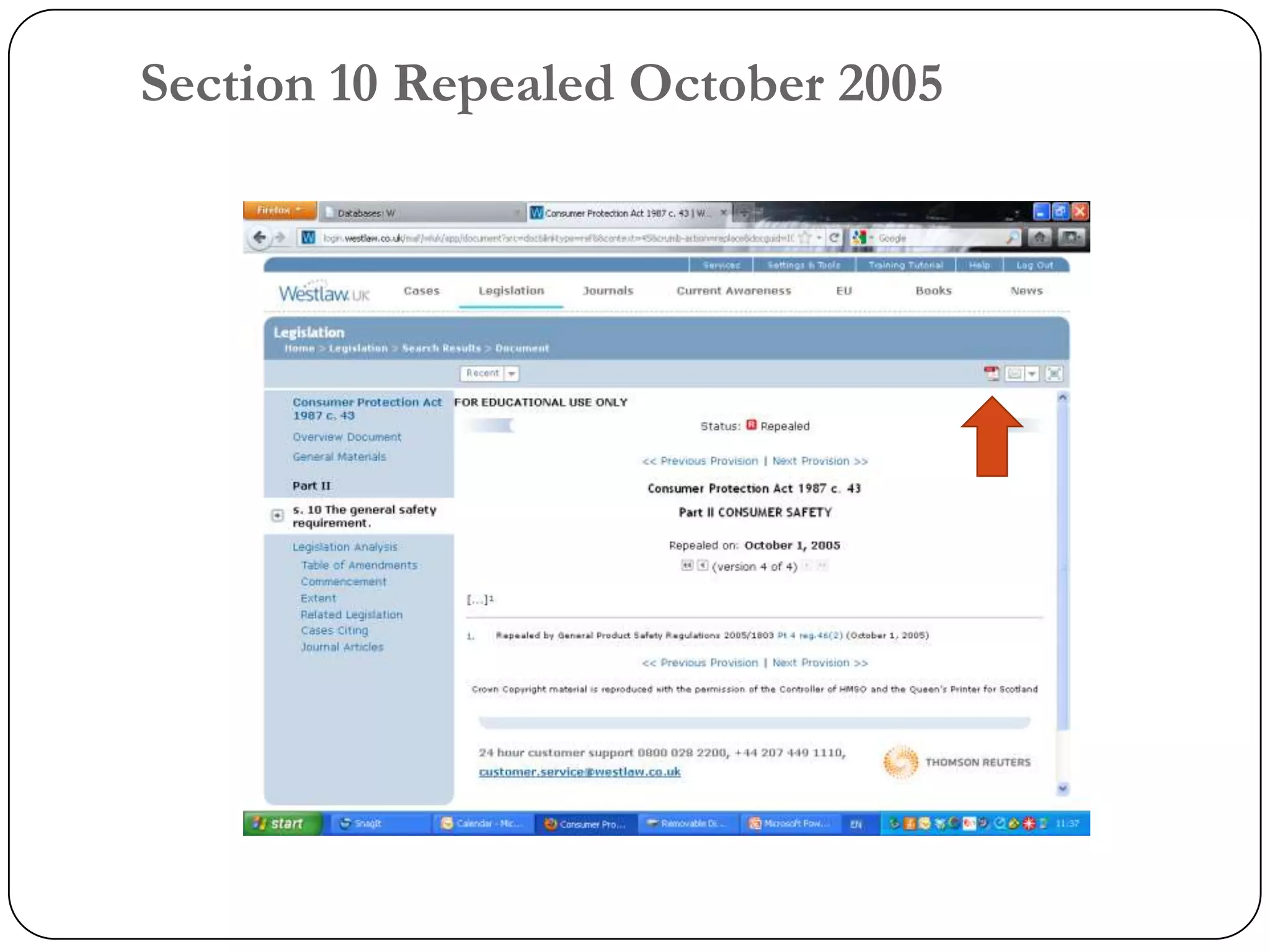 Section 10 Repealed October 2005
 
