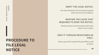 Legal Notice - A Comprehensive Guide | PDF