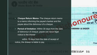 Cheque Return Notification Legal Notice presentation ABHIJITH.pptx for llm | PPTX