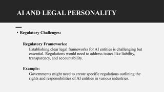 Legal Personality (Unit 2 - AI law and ethics) (1).pptx