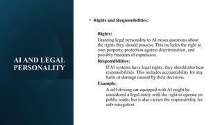 Legal Personality (Unit 2 - AI law and ethics) (1).pptx