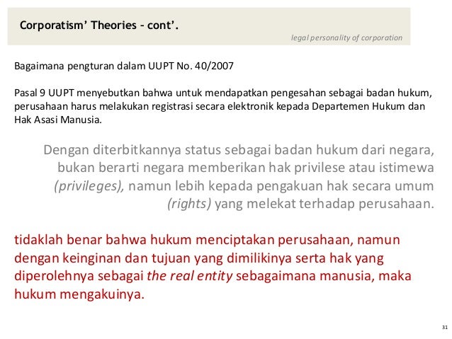 Legal presentation konsepsi business judgment rule