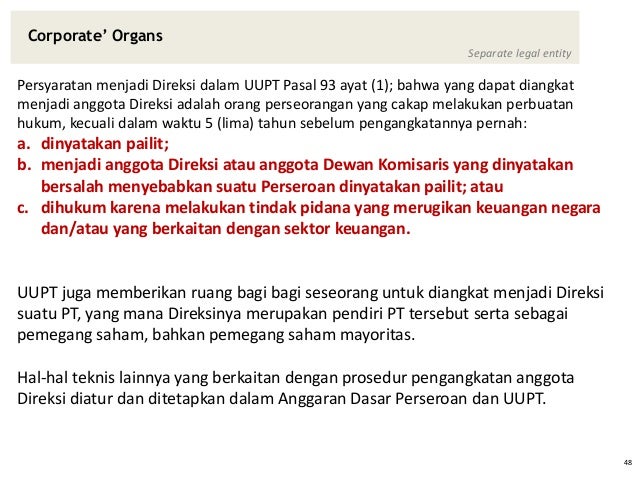 Legal presentation konsepsi business judgment rule doctrine - telk…