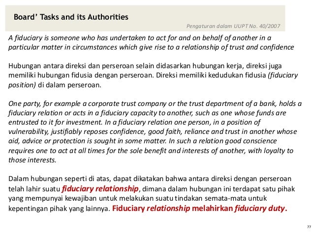Legal presentation konsepsi business judgment rule doctrine - telk…