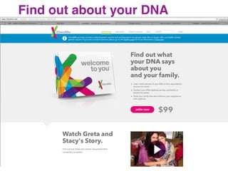 41 
Find out about your DNA 
 