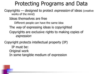 Legal Privacy and Ethical Issues in Computer Security.pptx | Computing ...