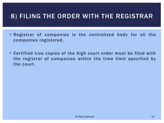 Legal procedure for mergers and Acquisitions | PPTX