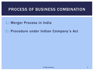 Legal procedure for mergers and Acquisitions | PPTX