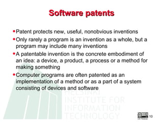 Legal protection of computer software