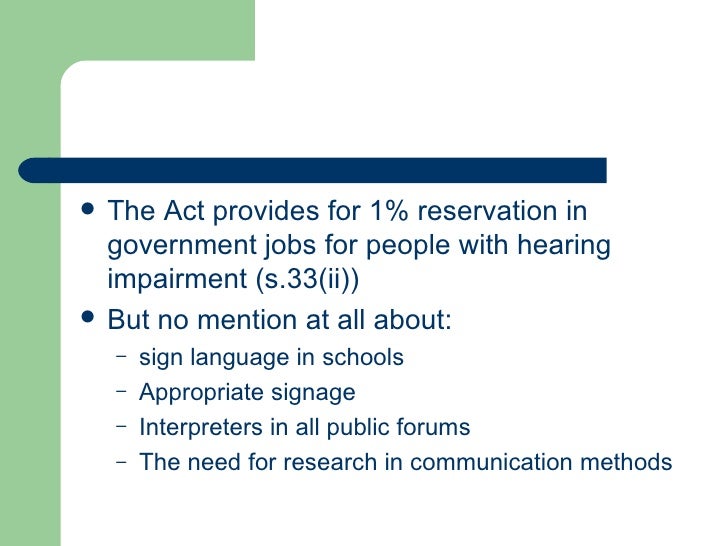 deaf job government