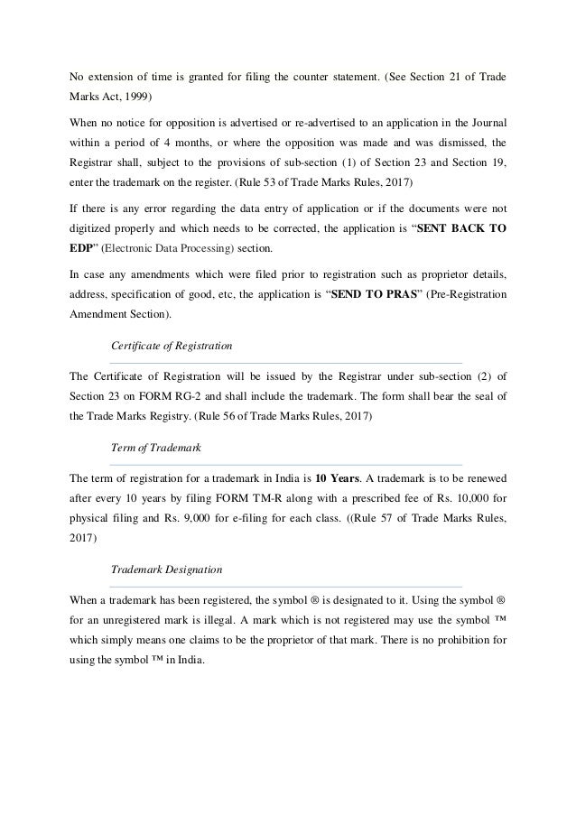 registered trademark rules