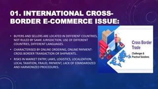 LEGAL REGULATORY ISSUES IN E- COMMERCE.pptx