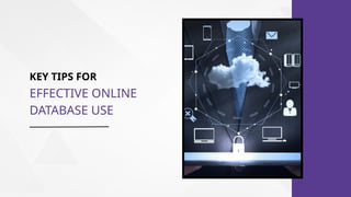 Offline Internet Database Legal Research: Tips for Using Online Databases Effectively | PPTX