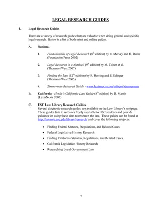 Legal Research Checklist.pdf Legal Research Methodology | PDF