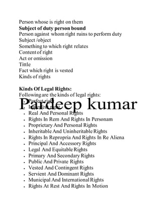 legal right | DOCX