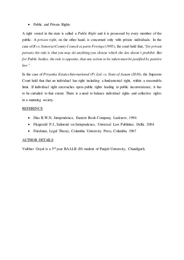 Legal rights (nature, characteristics and kinds) | DOCX