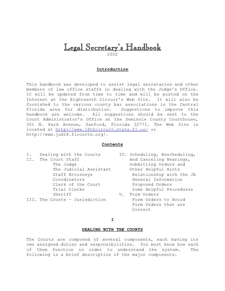 legal secretary handbook trial objections cheat sheet