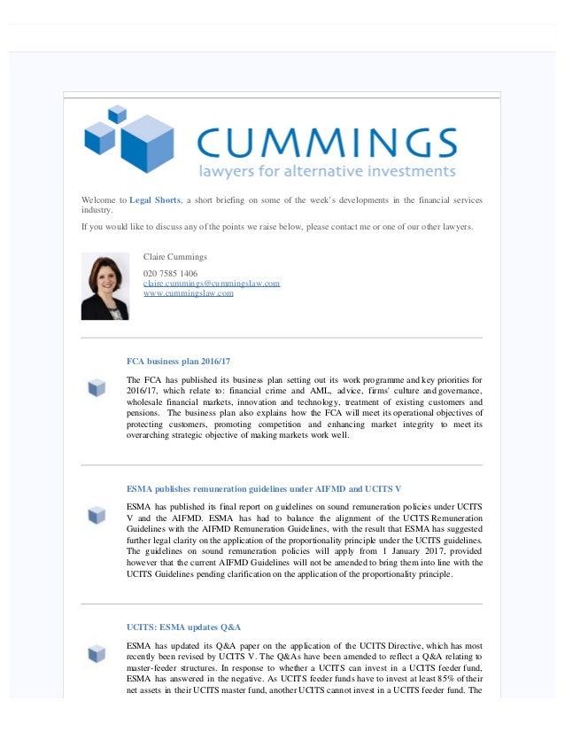 Ucits prospectus requirements Ucits prospectus requirements picture