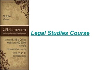 Legal Studies Course 