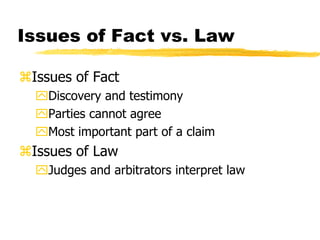 Facts Issue Ruling Doctrine legal system.ppt