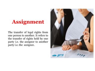 Assignee Rights Legal Transcription - Difficult Words and Terms | PPSX