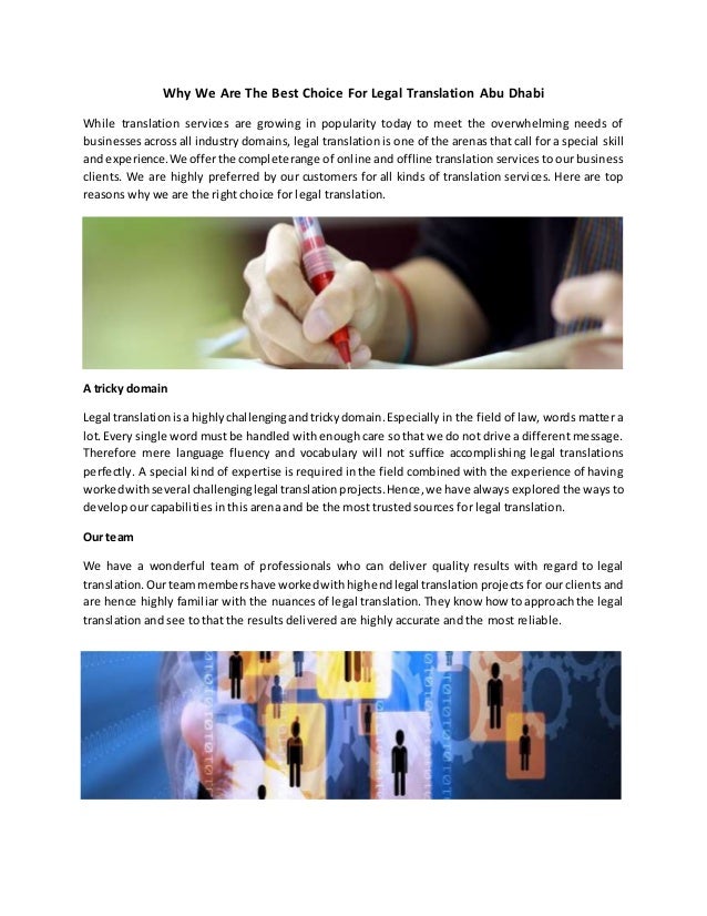 Legal Translation Abu Dhabi