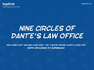 Legal Infographic - 9 Circles of Dante's Law Office