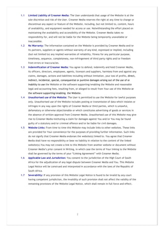 Legal Web Site