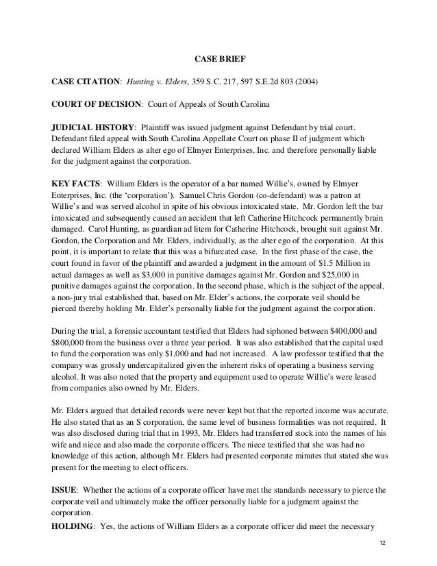 Legal Writing Portfolio