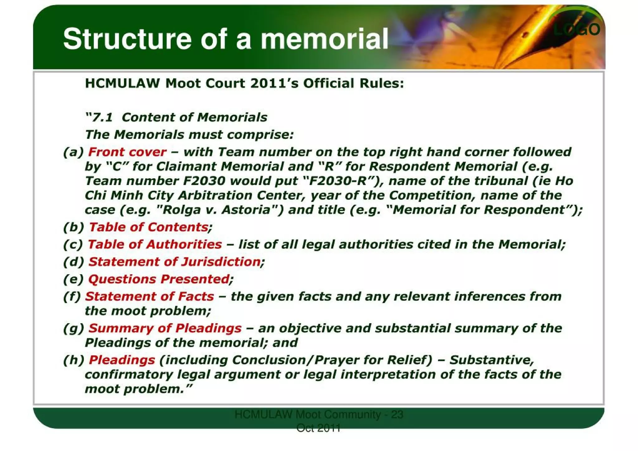 LEGAL WRITING SKILLS