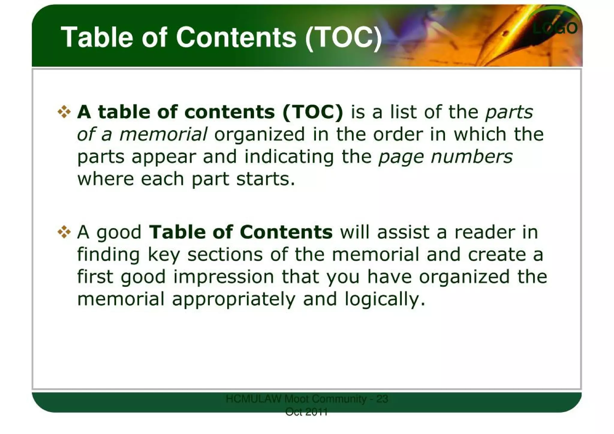 LEGAL WRITING SKILLS