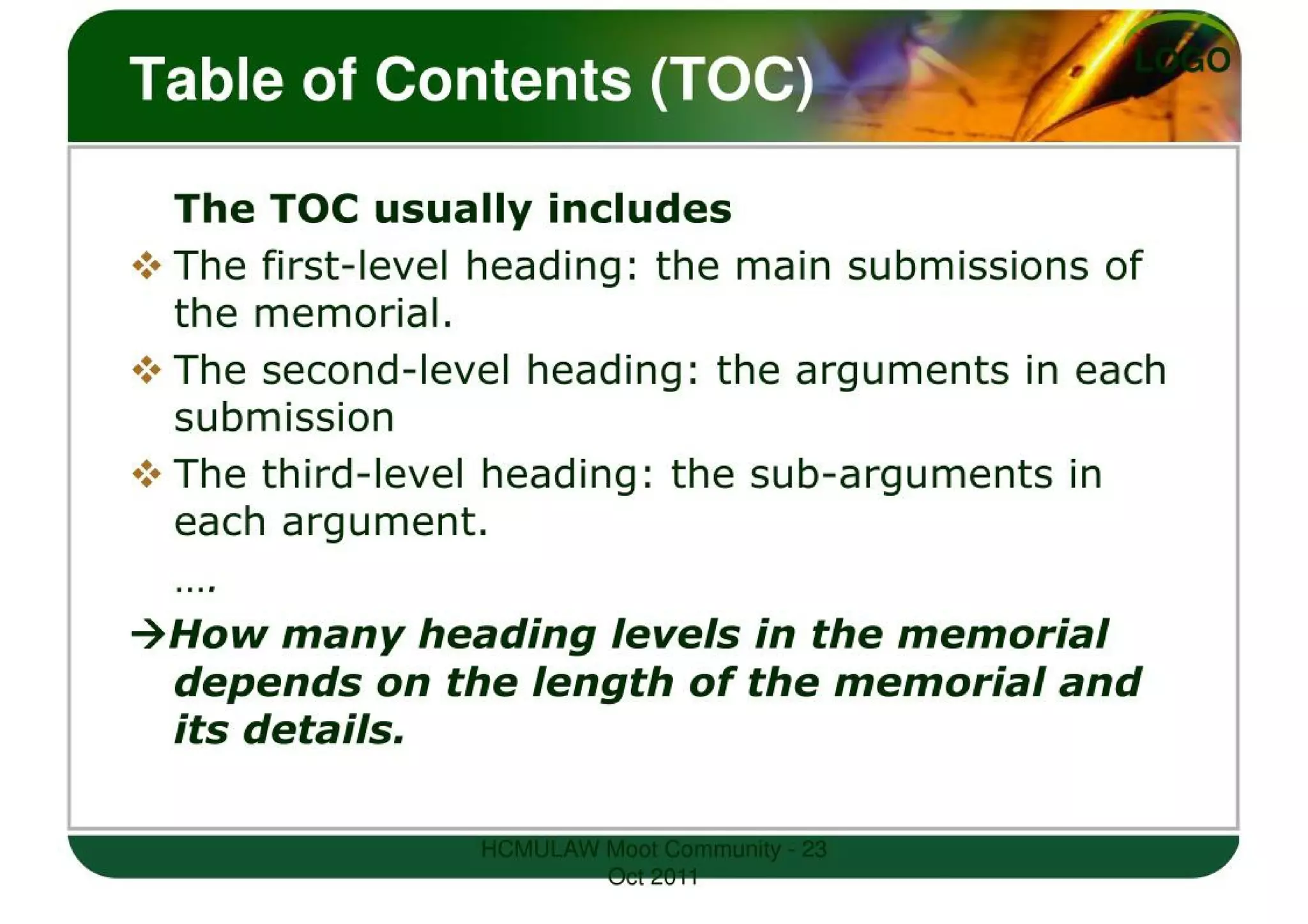 LEGAL WRITING SKILLS