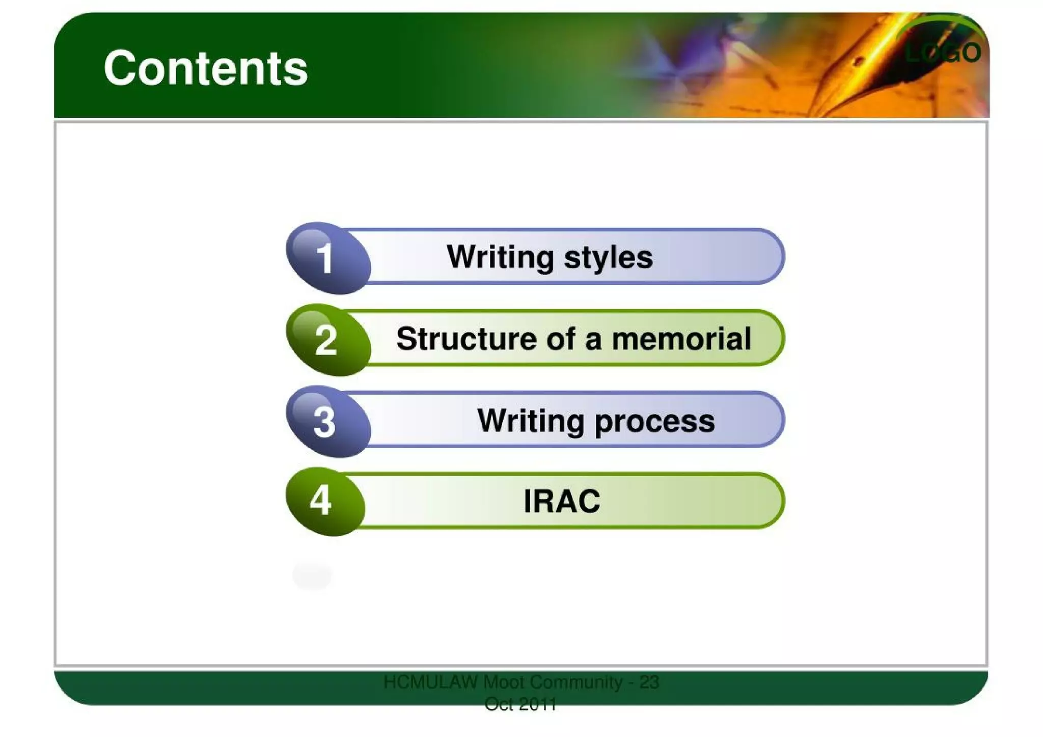 LEGAL WRITING SKILLS